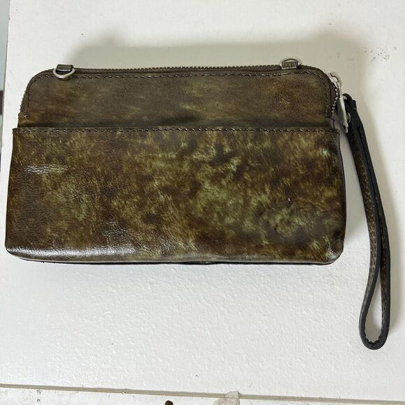 Patricia Nash Valerie Cassini Wristlet in Tooled Turquoise Leather Bohemian Chic - Picture 9 of 12